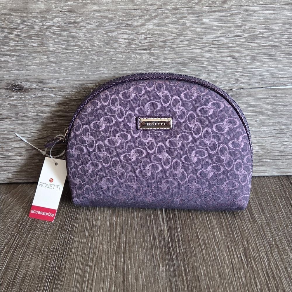 Rosetti Purple Signature Cosmetic Pouch